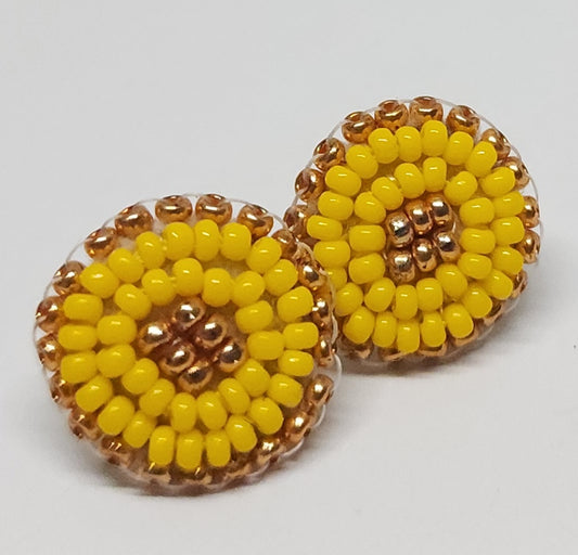 Yellow & Gold Studs