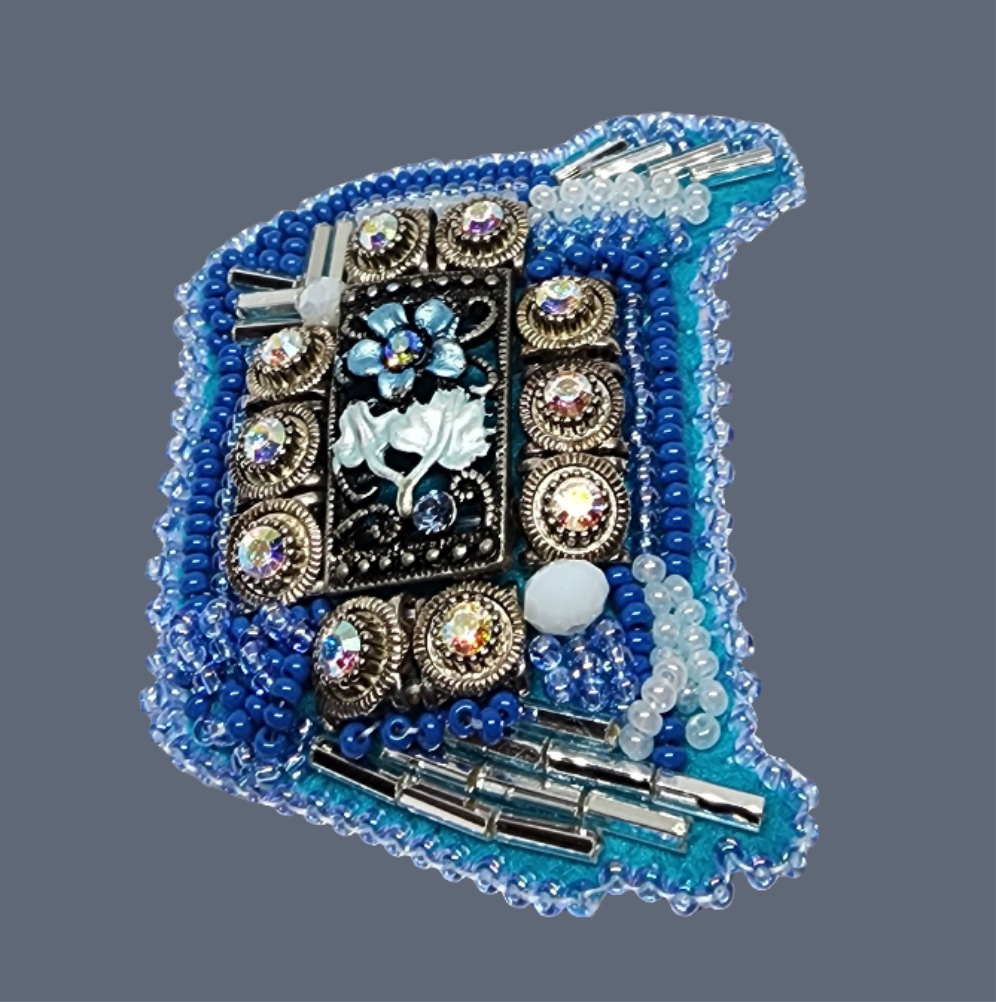 Blue Brooch